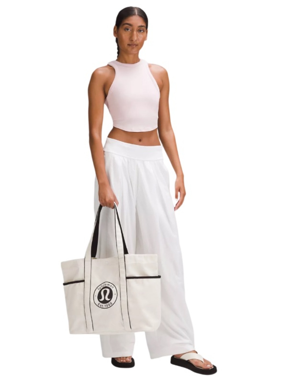 NWT Lululemon Daily Multi-Pocket Canvas Tote Bag 20 L